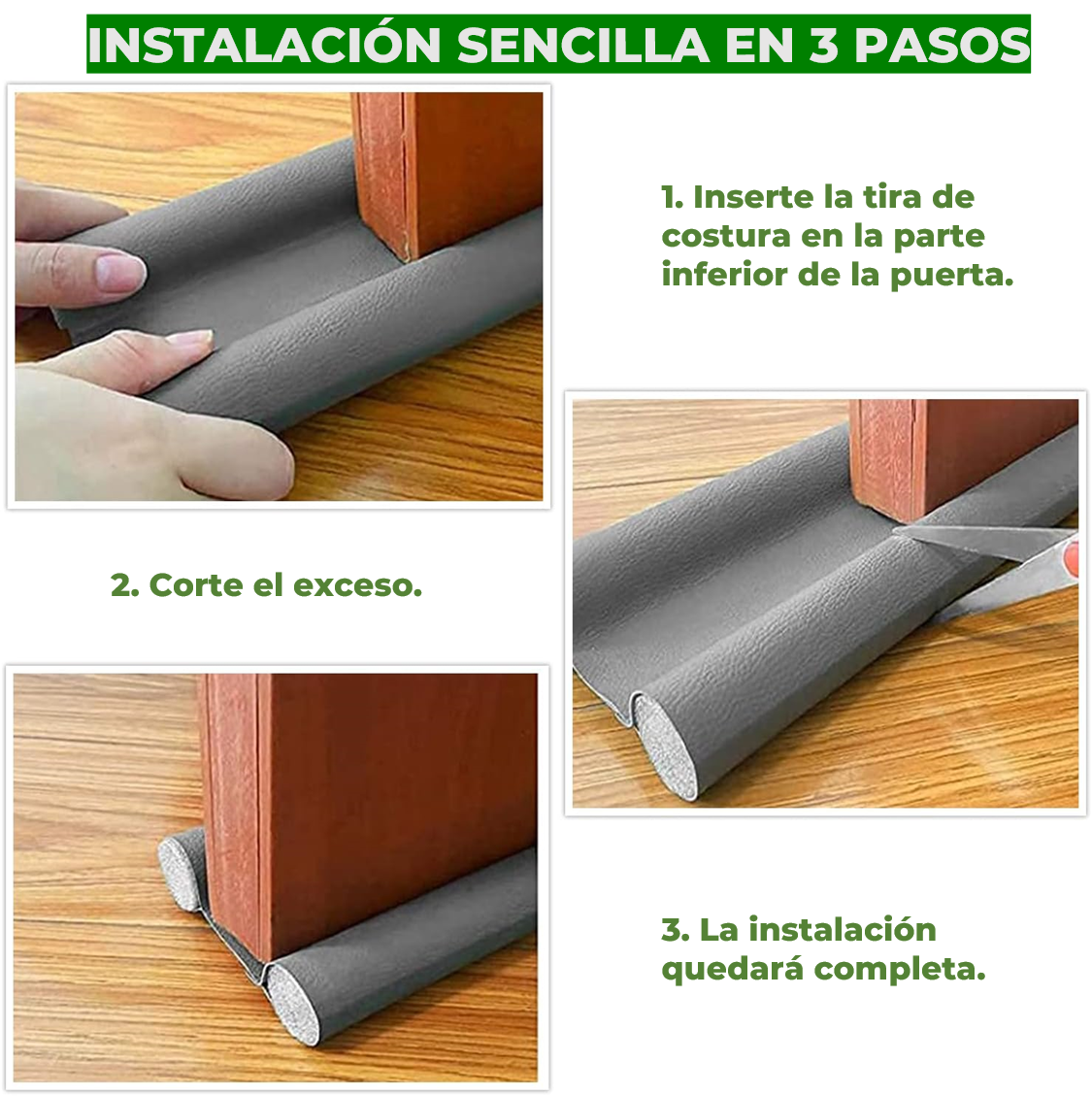 2X1 Burlete Sellador Aislador para Puerta ★ DOOR INSULATOR