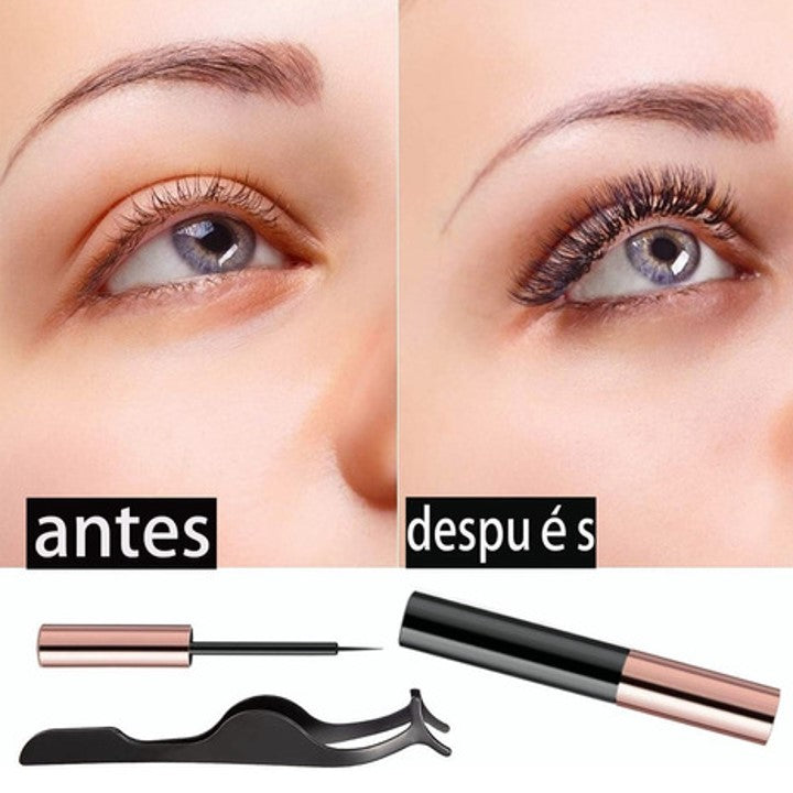 Set 3 Pestañas Magnéticas Reutilizables ★ GODDESS EYELASHES