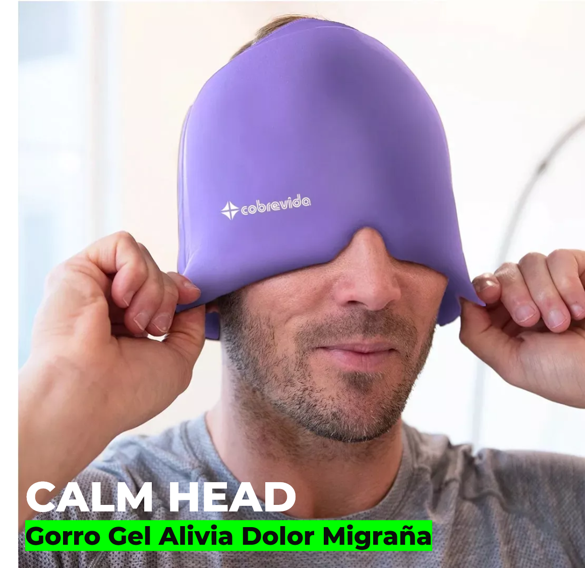 Gorro Gel Alivia Dolor Migraña ★ CALM HEAD