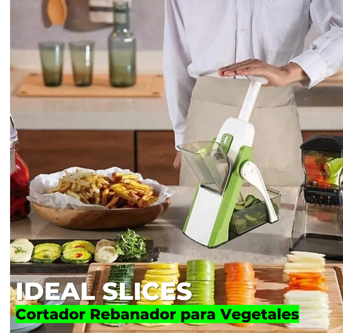 Cortador Rebanador para Vegetales ★ IDEAL SLICES