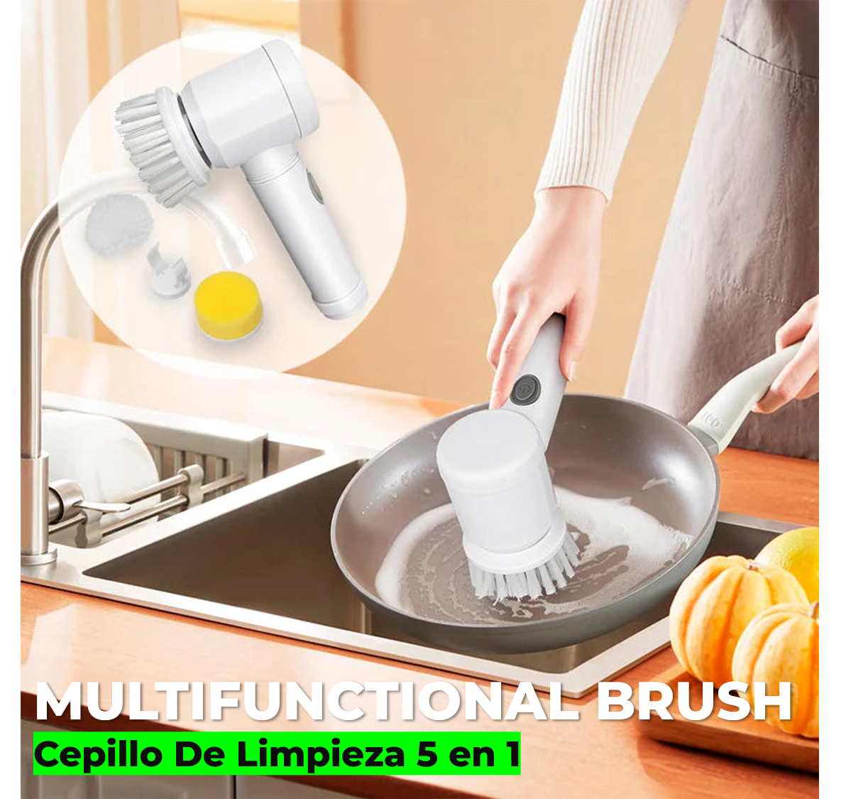 Cepillo De Limpieza 5 En 1 ★ MULTIFUNCTIONAL BRUSH